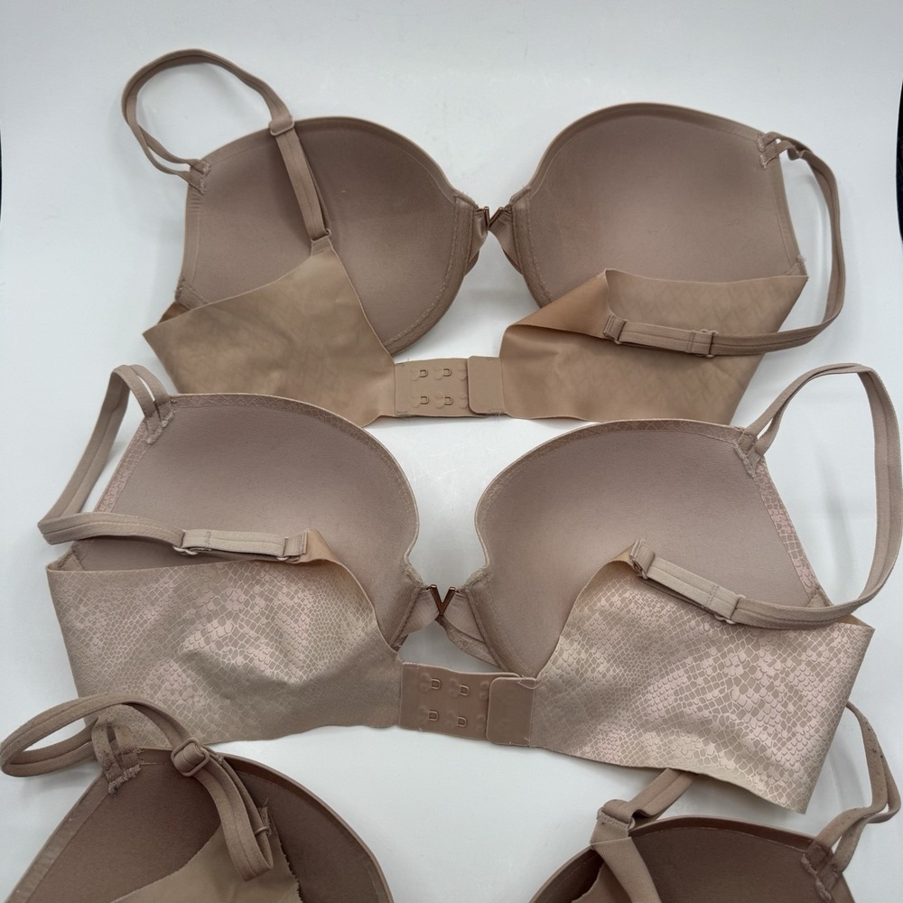Victoria's Secret Sexy Illusions Push Up BRA 36C Nude Oil Snake & Solid 387004 - Picture 6 of 11